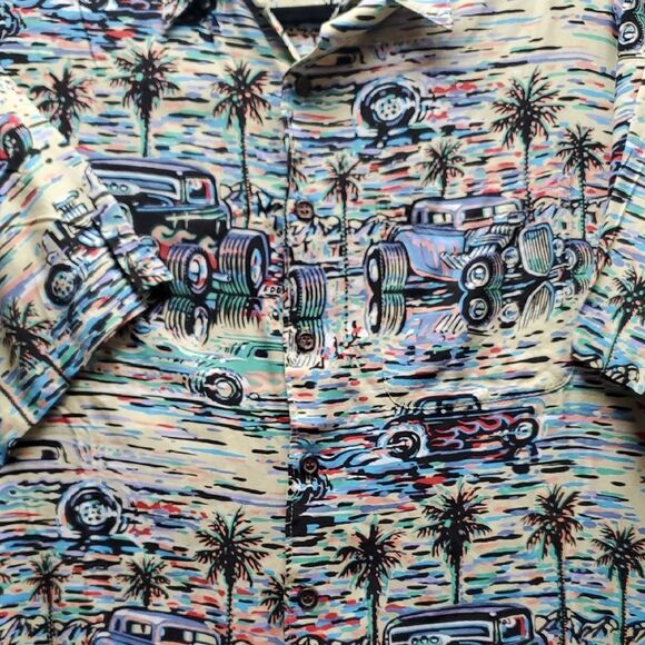 ART OF EDDY REYN SPOONER | MEDIUM MEN'S VTG SHORT SLEEVE HAWAIIAN SHIRT - Picture 4 of 15